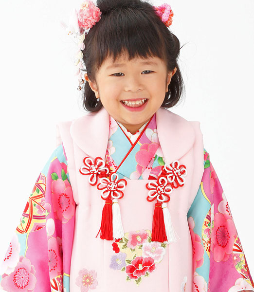 値打ち品[京の舞姿]七五三女の子3歳着物8点セットkano03 3歳着物
